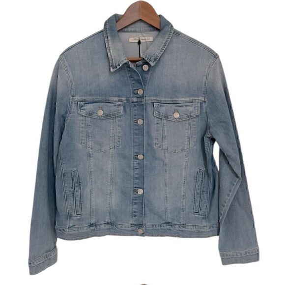 NWT Mavi Ombré Denim Jacket Size M - Picture 2 of 6
